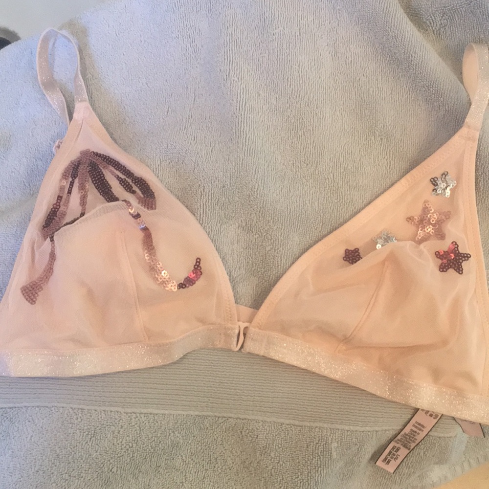 Victoria Secret size large sequins bralette